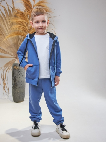 Купить оптом 328-ДЖ. Костюм детский  на молнии, джинса хлопок 65%, 35% ПЭ, 3-х нитка без начеса 98,104,110,116 в Архангельске